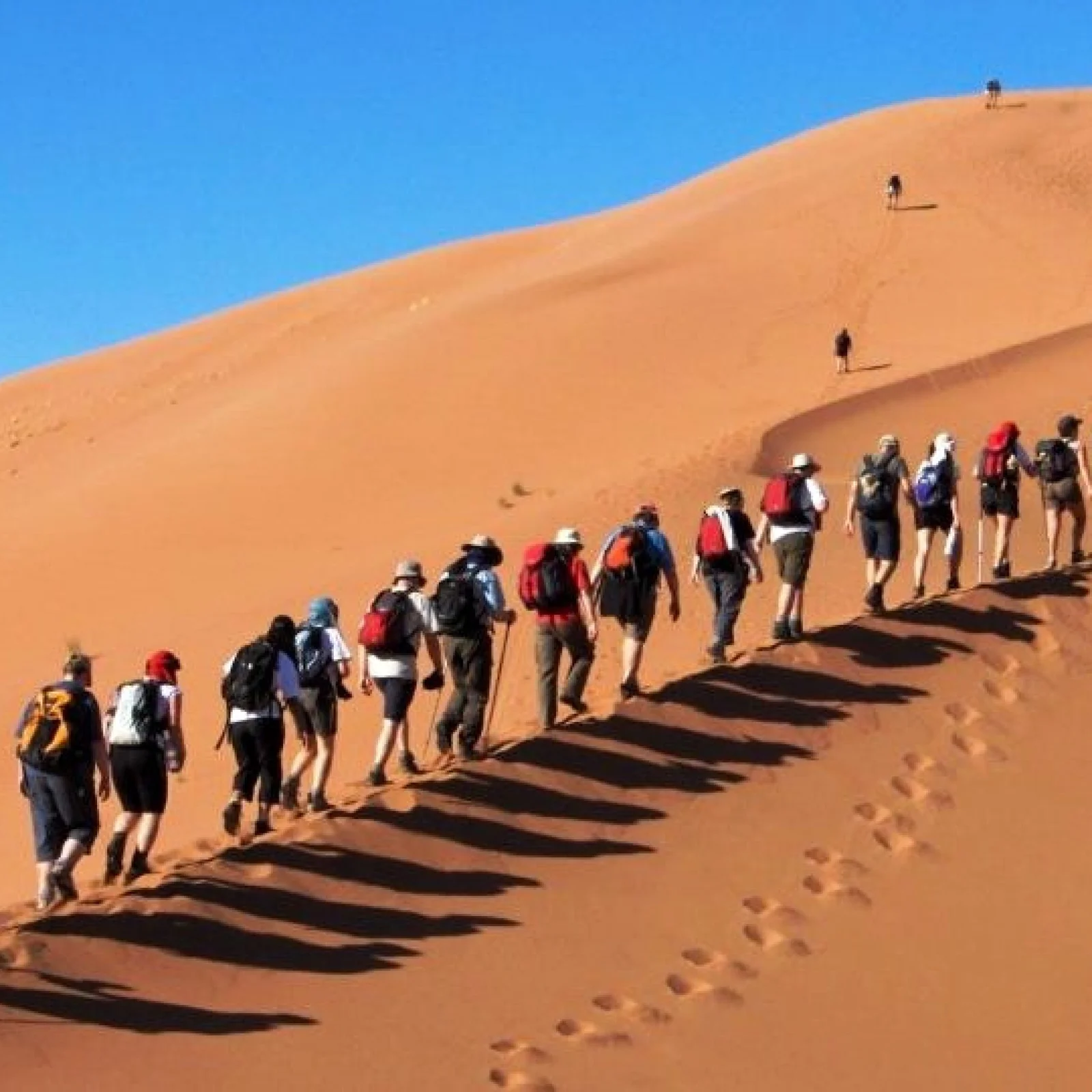 Trekking nel deserto